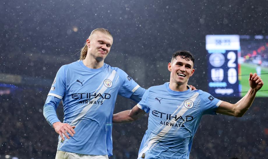 英超-塞梅尼奥传射哈兰德破门 曼城3-0胜富勒姆